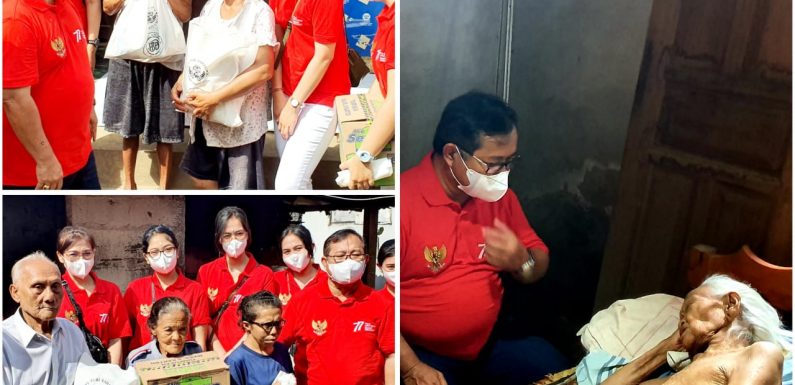 Menyambut HUT Kemerdekaan RI ke- 77, Rumah Sakit Puri Raharja Gelar Bakti Sosial.