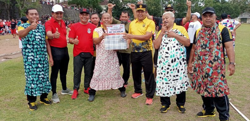 Polsek Mengwi Meriahkan Perayaan HUT RI ke 77 Yang Diselenggarakan Oleh Pemerintahan Desa Mengwi.