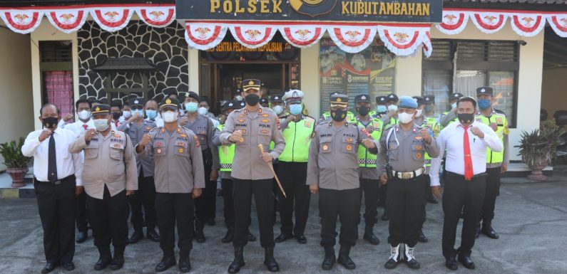 Kapolres Buleleng Kunjungi Dua Polsek di Wilayah Timur.