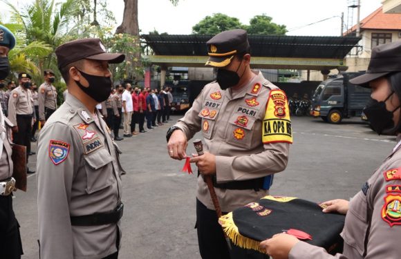 Jelang G.20 Polres Badung Apel di Wilayah Kuta Utara.