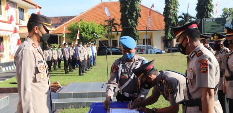 Kapolres Buleleng Pimpin Langsung Sertijab Kapolsek Dan Kasat.