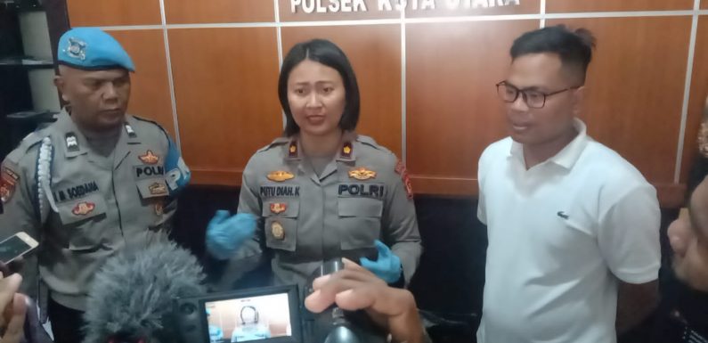 Diduga Gangguan Jiwa Polsek Kuta Utara Amankan Pelaku Penusukan.