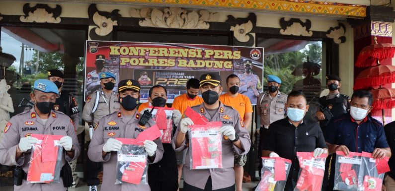 Satreskrim Polres Badung Amankan 4 Keadaraan, Ratusan Liter Pertalite Dan Ratusan Tabung Gas.