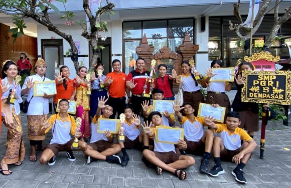 SMP 5 Denpasar Raih Juara Umum Pada Ajang Porsenijar PGRI Kota Denpasar tahun 2022.