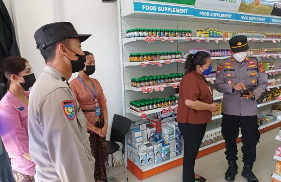 Polres Buleleng Bersama Jajaran Polsek “Sidak” Apotek Secara Bersamaan.