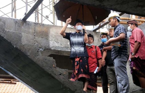 Bupati Klungkung Sorot Proyek Pekerjaan Dua Gedung RSUD Klungkung.