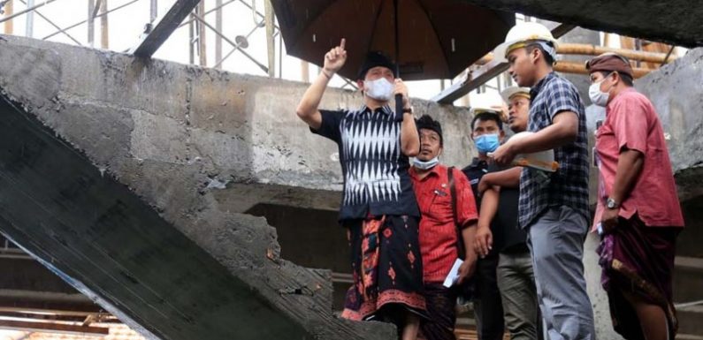 Bupati Klungkung Sorot Proyek Pekerjaan Dua Gedung RSUD Klungkung.