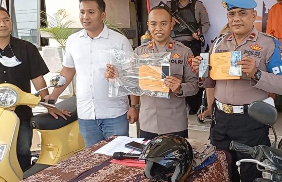 Tukang Poles Cat Mobil, Maling Motor ditangkap Resmob Polsek Denpasar Barat.