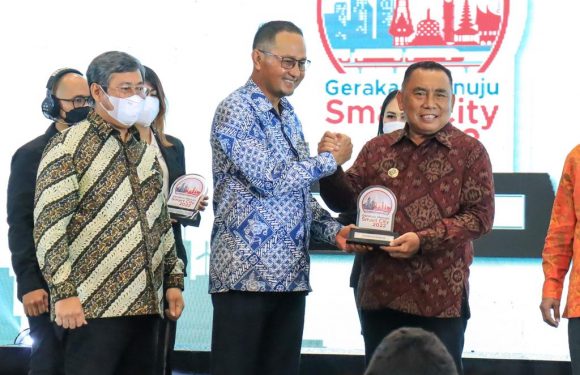 Pemerintah Kabupaten Jembrana Raih Penghargaan Smart City 2022 dari Kementrian Kominfo RI.
