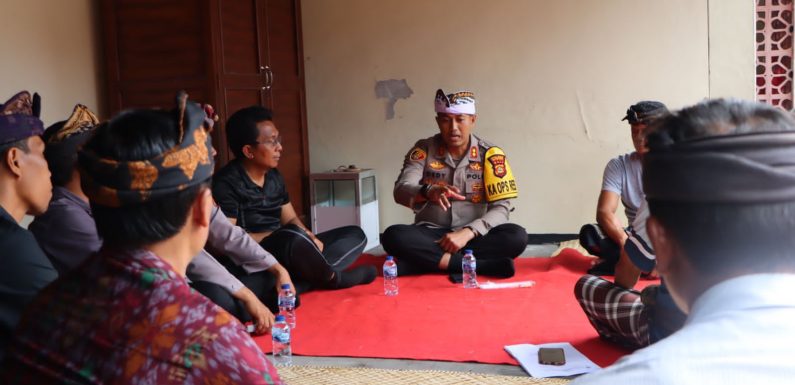 Kapolres Badung Respon Cepat Keluhan Masyarakat dalam Program “ Mesadu Pak Kapolres”.