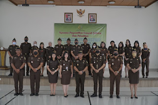 Kepala Kejaksaan Negeri Badung Melantik Kepala Sub Seksi Penuntutan, Eksaminasi dan Eksekusi Bidang Tindak Pidana Umum.