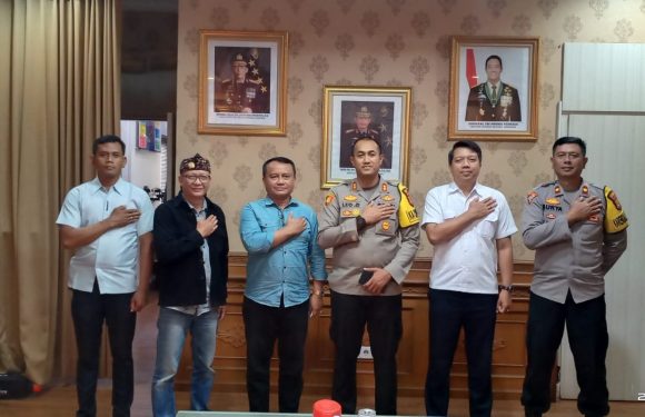 Kapolres Badung Menerima Audensi Dari Panitia Perayaan Natal Nusantara.