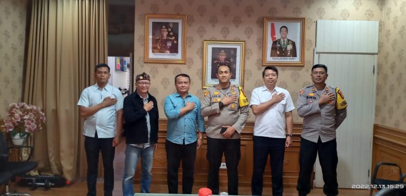 Kapolres Badung Menerima Audensi Dari Panitia Perayaan Natal Nusantara.