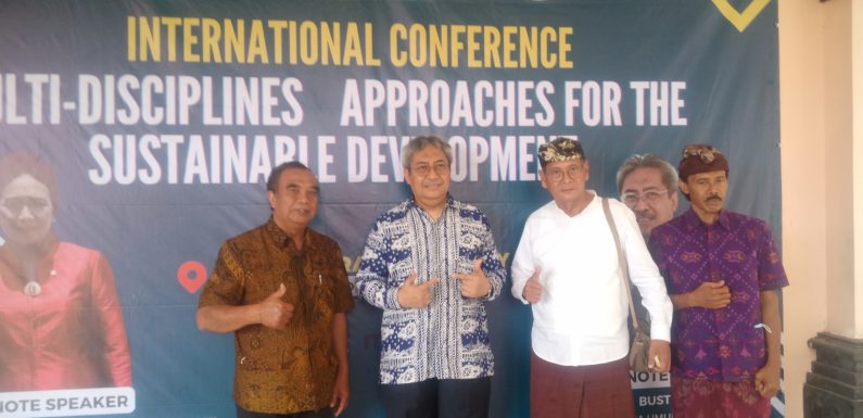 Universitas Dwijendra Denpasar Melaksanakan seminar Internasional “Multi Disciplines Approaches For Sustainable Development.