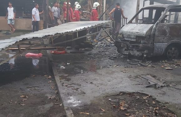 Gudang Perlengkapan Upakara di Desa Darmasaba Terbakar.