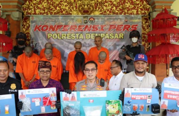Awal Tahun 2023, Satresnarkoba Polresta Denpasar Ringkus 14 Tersangka