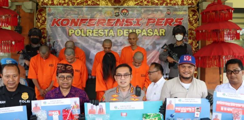Awal Tahun 2023, Satresnarkoba Polresta Denpasar Ringkus 14 Tersangka