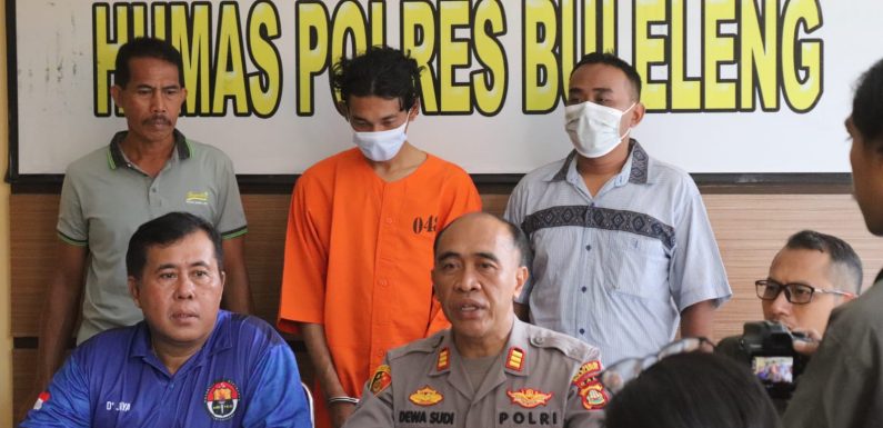 Dalam Hitungan Jam Polsek Sawan Berhasil Ungkap Pelaku Perampasan Sepeda Motor.