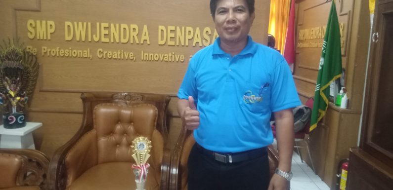 Pada HUT ke 70  SMP Dwijendra, Kepala Sekolah SMP Dwijendra Tekankan, Agar Menjaga Prestasi dan Kualitas Pendidikan Sebelumnya.