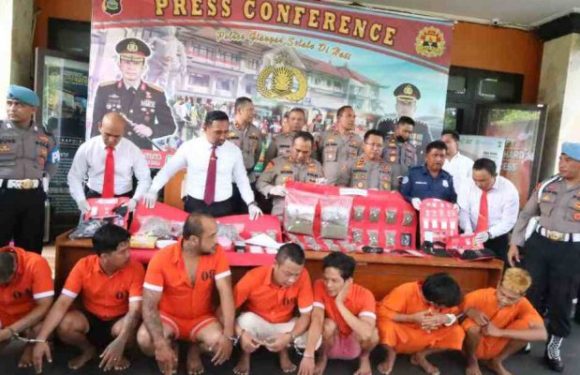 Polres Gianyar Berhasil Amankan 4,6 Kilogram Ganja.