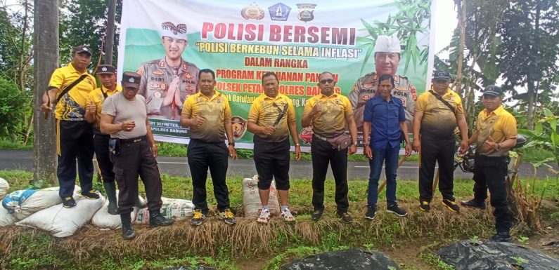 Polsek Petang Buka Lahan “Bersemi”.