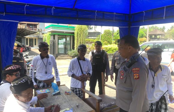 Ciptakan Perayaan Ngembak Geni Yang Nyaman, Kasat Samapta Polres Badung Gelar Patroli.