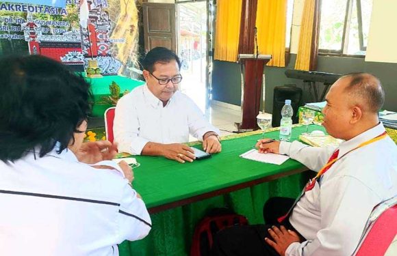 Badan Akreditasi Nasional Provinsi Bali Melakukan Akreditasi di SMP Cipta Dharma.