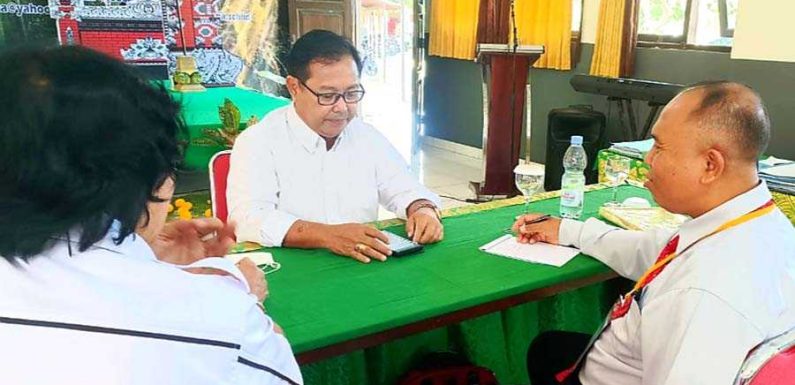 Badan Akreditasi Nasional Provinsi Bali Melakukan Akreditasi di SMP Cipta Dharma.