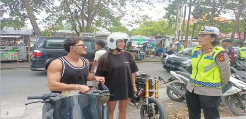Kembali Satlantas Polres Badung Rutin Lakukan Penertiban Terhadap Pengguna Jalan Raya.
