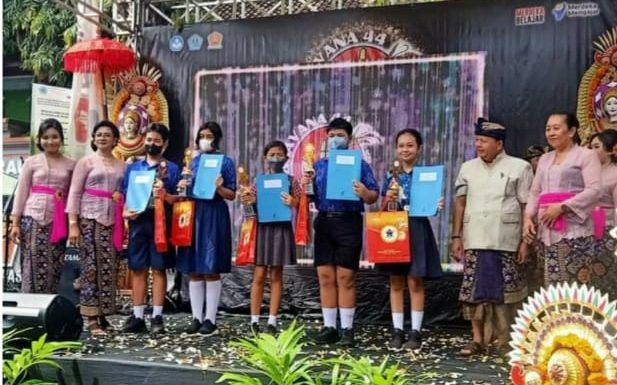 Siswa SD Cipta Darma Meraih Juara Pada HUT ke 44 SMP 3 Denpasar.