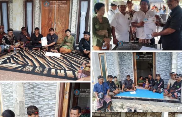 Wakil Bupati Klungkung I Made Kasta S.Sos.Melayat ke Rumah Duka Anggota DPRD kabupaten Klungkung I Wayan Suarta SE. MAP.
