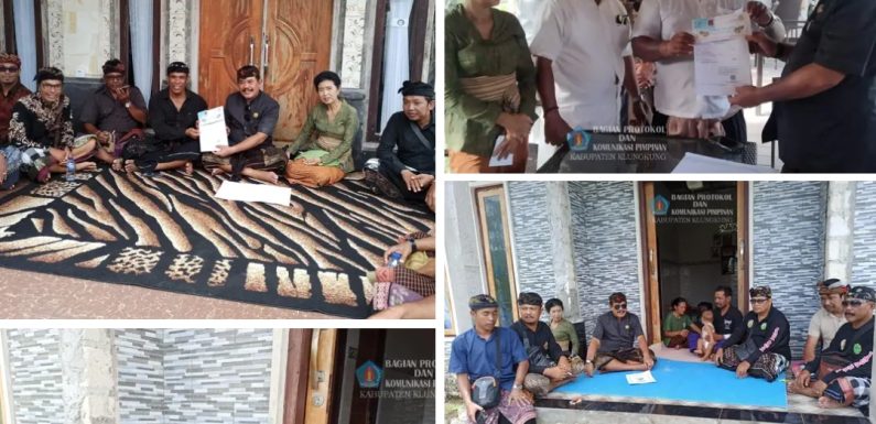 Wakil Bupati Klungkung I Made Kasta S.Sos.Melayat ke Rumah Duka Anggota DPRD kabupaten Klungkung I Wayan Suarta SE. MAP.