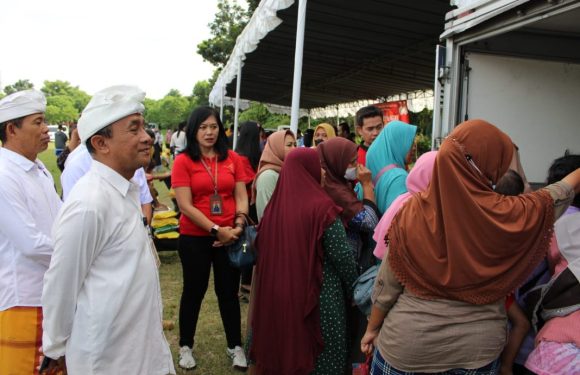 Kendalikan Inflasi Menjelang Hari Raya Idul Fitri,  Pemkot Denpasar Gelar Bazar Pangan.