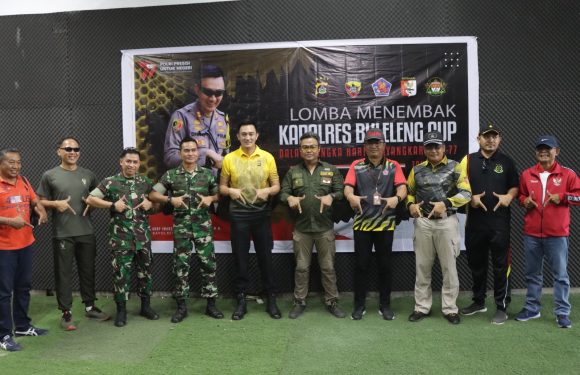 Dalam rangka Hari Bhayangkara Ke-77, Kapolres Buleleng Gelar Lomba Menembak Kapolres Buleleng Cup.
