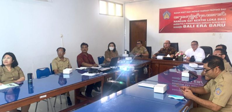 BRIDA Provinsi Bali Menyelenggarakan Rapat Koordinasi Hasil Penilaian Tahap Pertama.
