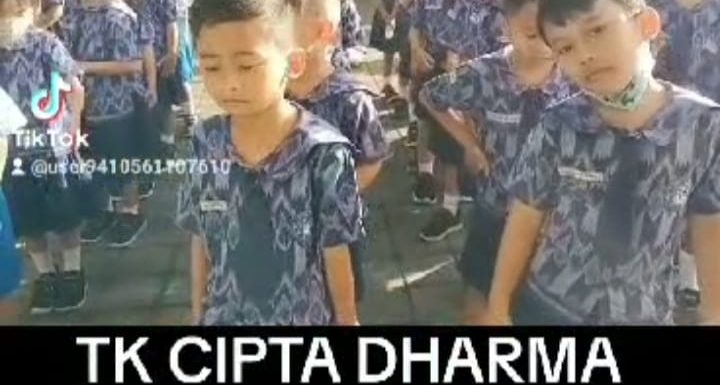 TK Cipta Dharma Tanamkan Nilai Nilai Pancasila Pada Anak Usia Dini.