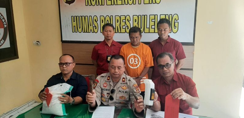 Polsek Seririt Berhasil Mengungkap Kasus Pencurian Hewan Yang Meresahkan Warga.