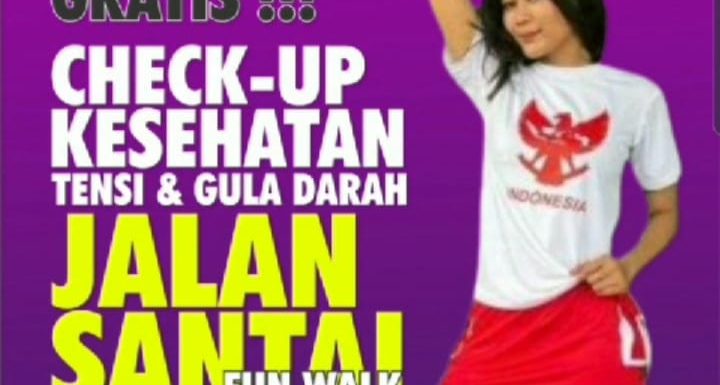 Rumah Sakit Puri Raharja, Gelar Jalan Santai Dan Senam Sehat Jiwa Raga.