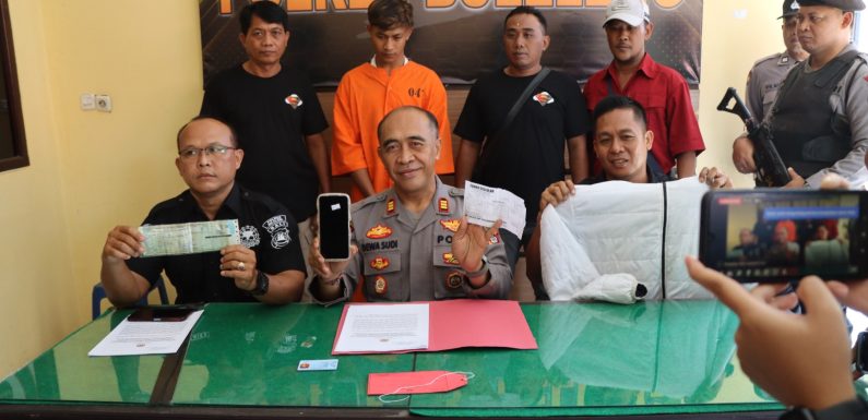 Polsek Sawan Ungkap Kasus Jambret Yang Meresahkan Masyarakat.