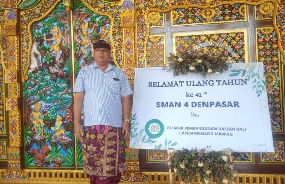 Perayaan Hari Ulang Tahun SMA Negeri 4 Denpasar ke 41 di Rangkai Dengan Berbagai Perlombaan.