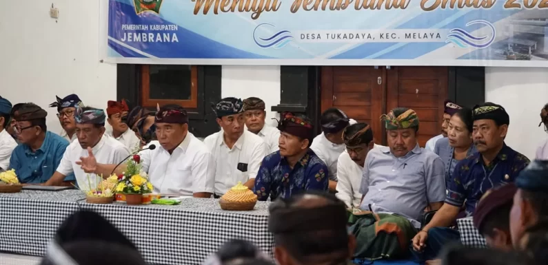 Serap Aspirasi Masyarakat, Bupati Tamba Gelar Kegiatan “ Bupati Menyapa” di Desa Tukadaya.