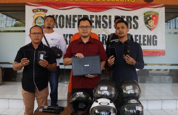 Polres Buleleng Press Release, Pengungkapan Kasus Pencurian.
