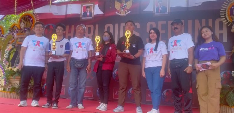 Pada Peringatan Hari Aids Sedunia, KSPAN SMK Negeri 3 Denpasar Meraih Juara I  Dalam Lomba Yel Yel Tingkat SMK/SMA Provinsi Bali.