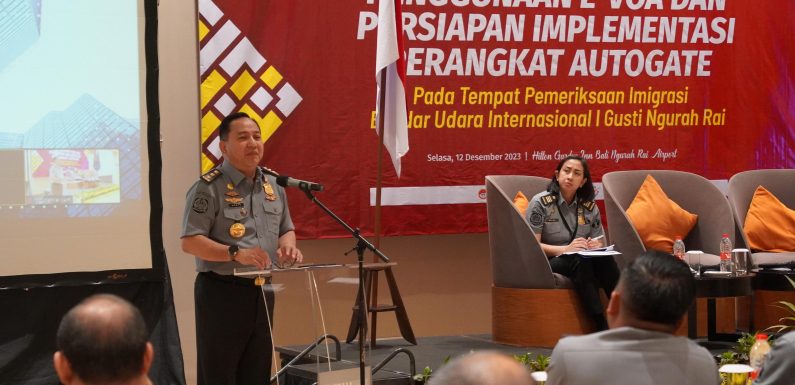 Imigrasi Ngurah Rai Gelar Sosialisasi Penggunaan e-VOA dan Implementasi Autogate.