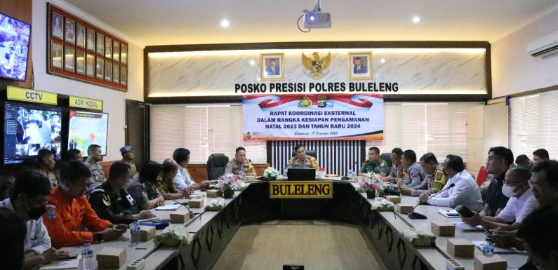 Rapat Koordinasi Eksternal Dalam Rangka Kesiapan Pengamanan Natal 2023 Dan Tahun Baru 2024.