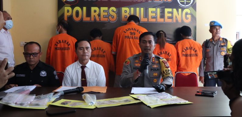 Polres Buleleng Berhasil Mengungkap Kasus Tindak Pidana Narkoba.