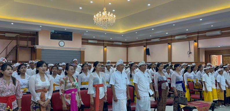 SMP Dwijendra Denpasar Menggelar Lomba Berbasis Budaya pada HUT ke 71.