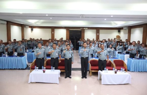 Optimalisasi Program Pembinaan WBP, Kanwil Kemenkumham Bali Gelar Sosialisasi Teknis Pemasyarakatan.