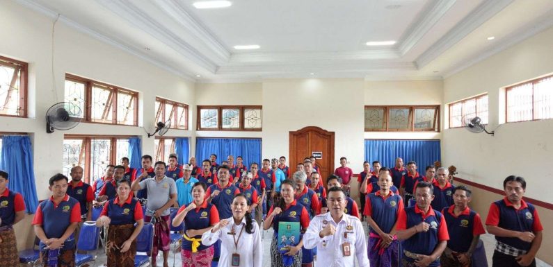 Sebanyak 55 WBP Rutan Kelas IIB Negara Terima Remisi Khusus Hari Raya Nyepi.