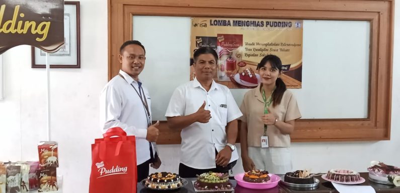 Pada Masa Jeda SMP Dwijendra Denpasar Menggelar Lomba Menghias Pudding